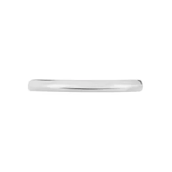 Marc Orian Bagues Homme|Bagues > Alliance Aphroditia Demi Jonc Bombé platine blanc