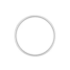 Marc Orian Bagues|Alliances > Alliance Aphroditia Demi Jonc Bombé platine blanc
