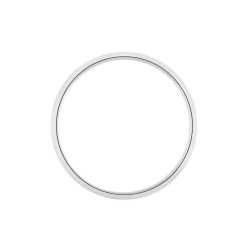 Marc Orian Bagues|Alliances > Alliance Aphroditia Demi Jonc Bombe platine blanc