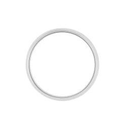 Marc Orian Bagues|Alliances > Alliance Aphroditia Demi Jonc Bombe platine blanc