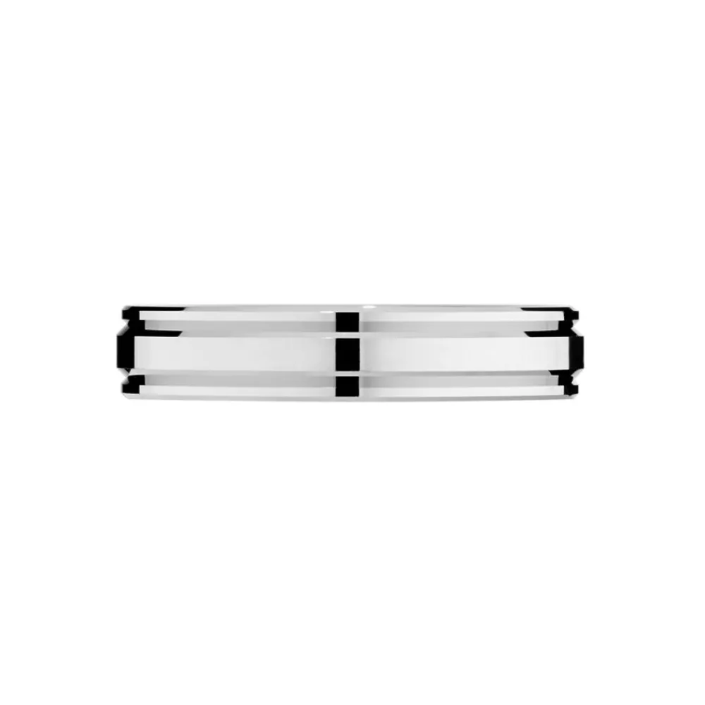 Marc Orian Bagues|Alliances > Alliance Arani Ruban Plat Or Blanc