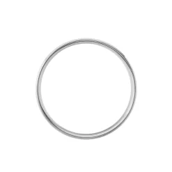 Marc Orian Bagues|Alliances > Alliance Basile Ruban Plat Or Blanc
