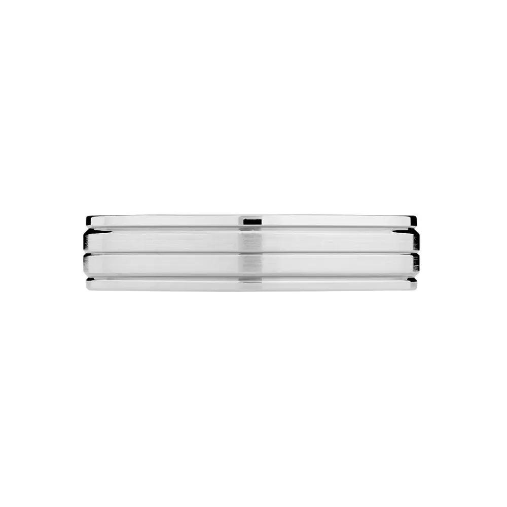 Marc Orian Bagues|Alliances > Alliance Basile Ruban Plat Or Blanc
