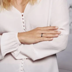 Marc Orian Bagues|Alliances > Alliance Camille Ruban Plat Or Blanc