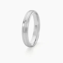 Marc Orian Bagues|Alliances > Alliance Circios Demi Jonc Classique Or Blanc