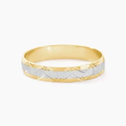 Marc Orian Bagues|Alliances > Alliance Clotilde Demi Jonc Classique Or Bicolore