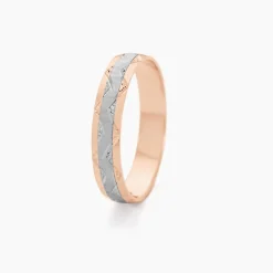 Marc Orian Bagues|Alliances > Alliance Clotilde Demi Jonc Classique Or Bicolore