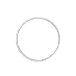 Marc Orian Bagues|Alliances > Alliance Clotilde Ruban Plat Or Blanc