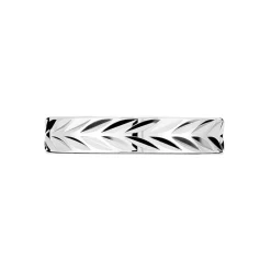Marc Orian Bagues|Alliances > Alliance Epi Ruban Plat Or Blanc