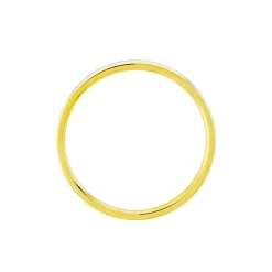 Alliance Fine Demi Jonc Classique Or Bicolore