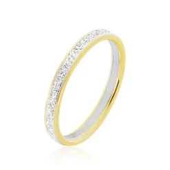 Alliance Fine Demi Jonc Classique Or Bicolore