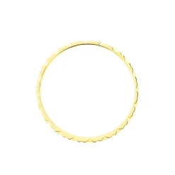 Marc Orian Bagues|Alliances > Alliance Fleur Diamantee Ruban Plat Or Jaune
