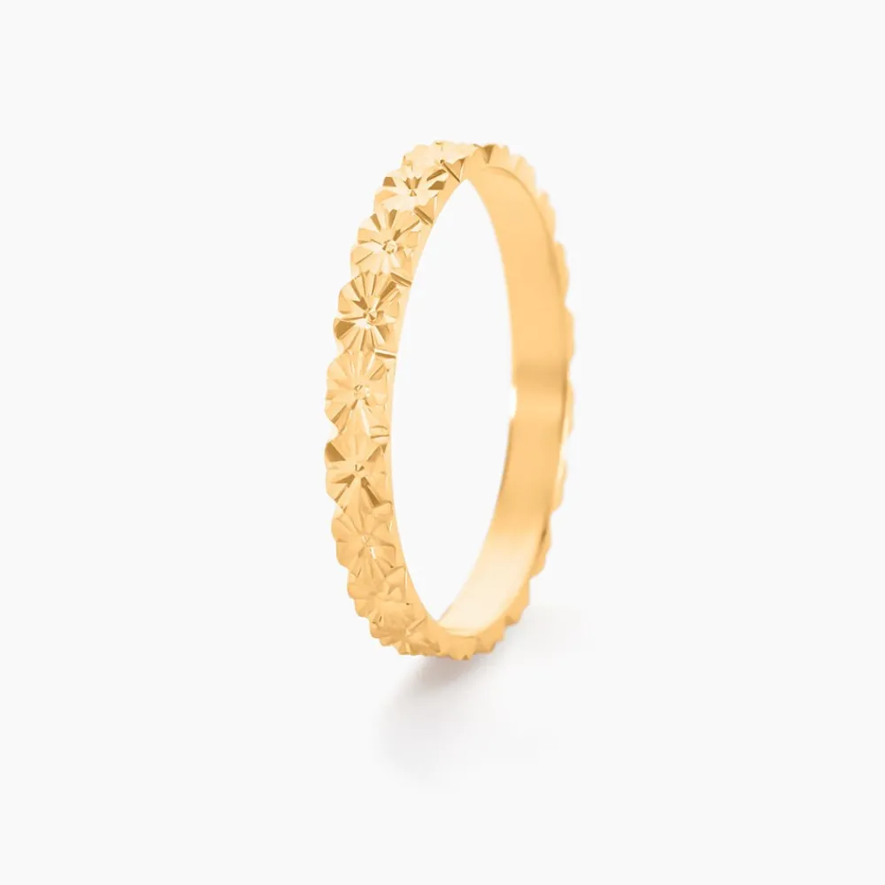 Marc Orian Bagues|Alliances > Alliance Fleur Or Jaune