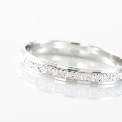 Marc Orian Bagues|Alliances > Alliance Heldea Ruban Plat Or Blanc