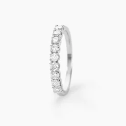 Alliance Hera Or Blanc Diamant