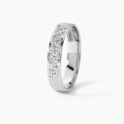 Marc Orian Bagues|Alliances > Alliance Herveva Ruban Plat Or Blanc