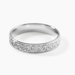 Marc Orian Bagues|Alliances > Alliance Herveva Ruban Plat Or Blanc