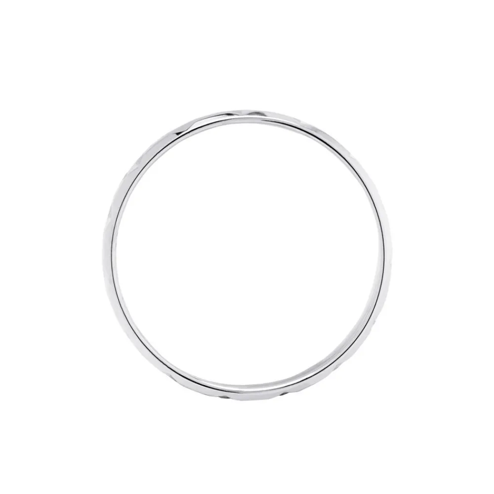 Marc Orian Bagues|Alliances > Alliance Herveva Ruban Plat Or Blanc