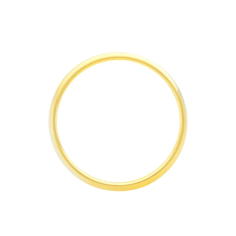 Alliance Isaac Demi Jonc Confort Or Jaune