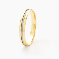 Marc Orian Bagues|Alliances > Alliance Jodelle Ruban Plat Or Bicolore