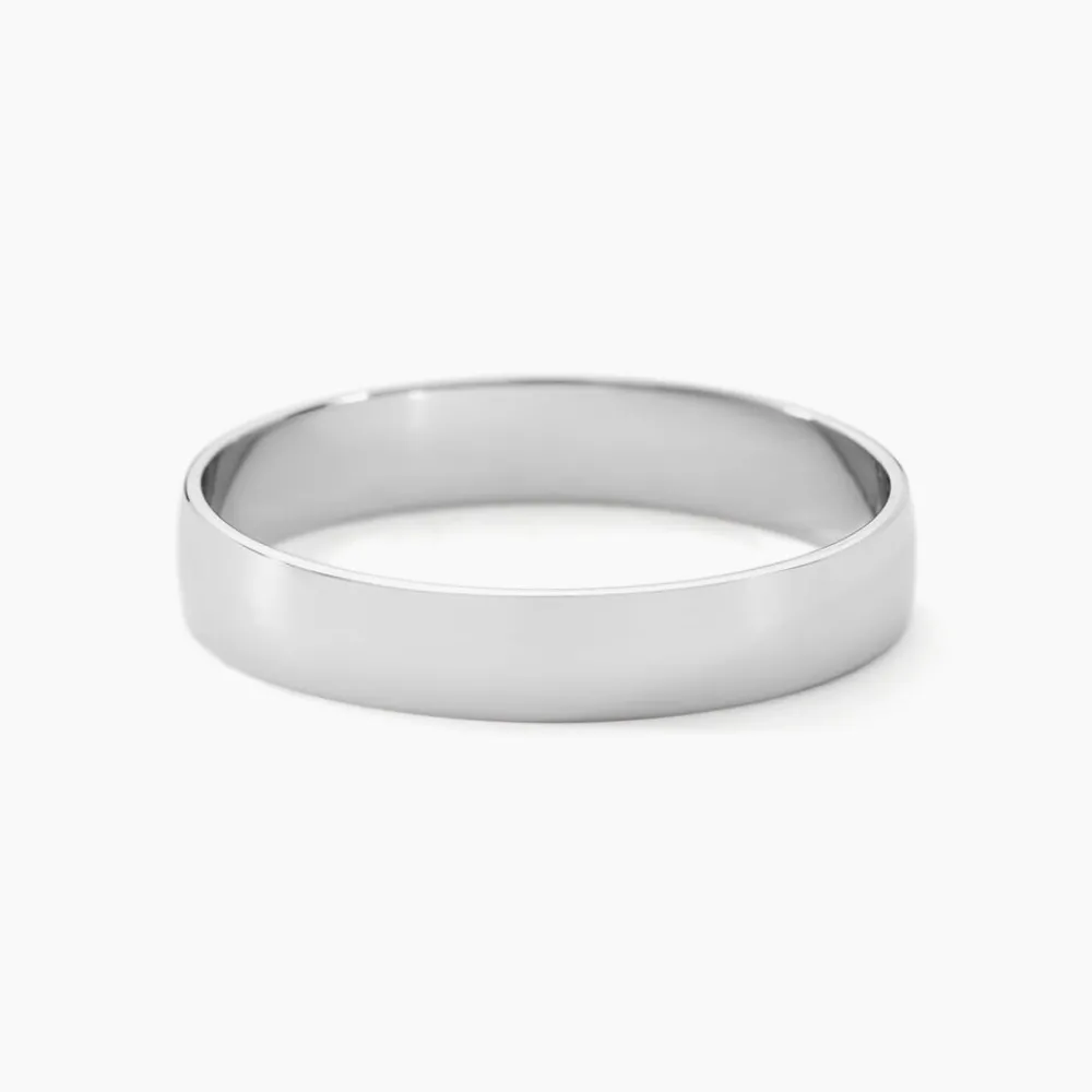 Marc Orian Bagues|Alliances > Alliance Julie Ruban Classique Platine Blanc