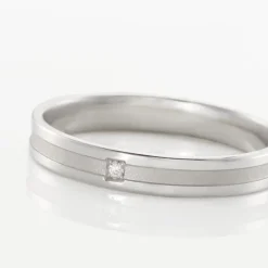 Marc Orian Bagues|Alliances > Alliance Juni Or Blanc Diamant