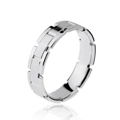 Marc Orian Bagues|Alliances > Alliance Maille Or Blanc