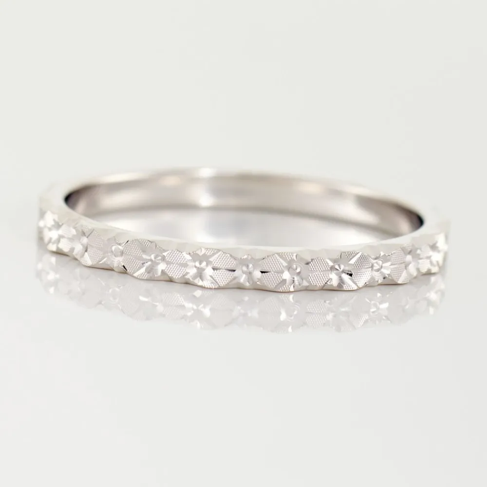 Marc Orian Bagues|Alliances > Alliance Marziale Ruban Plat Or Blanc