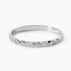 Marc Orian Bagues|Alliances > Alliance Menussa Diamantee Or Blanc
