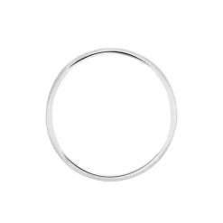 Marc Orian Bagues|Alliances > Alliance Meredithe Demi Jonc Classique Platine Blanc