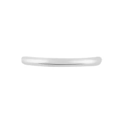 Marc Orian Bagues|Alliances > Alliance Meredithe Demi Jonc Classique Platine Blanc