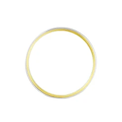 Marc Orian Bagues|Alliances > Alliance Miroir Ruban Plat Or Bicolore