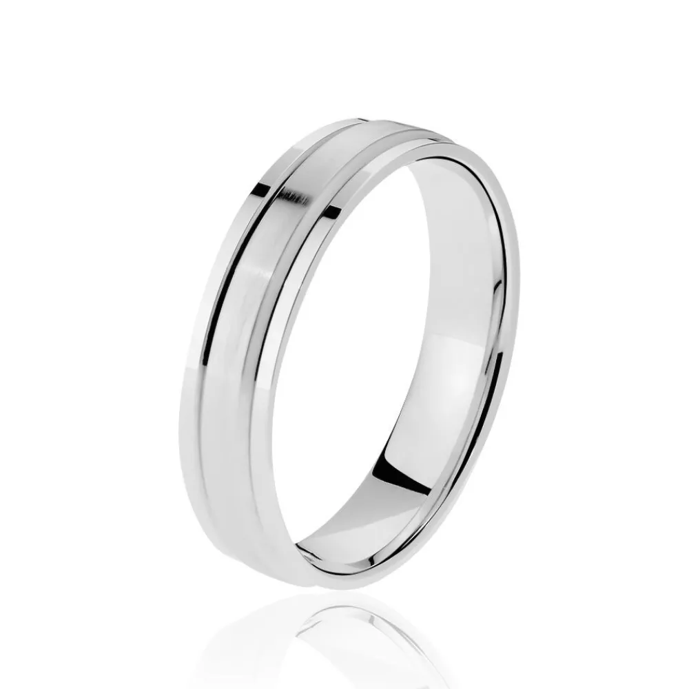 Marc Orian Bagues|Alliances > Alliance Miya Demi Jonc Classique Or Blanc
