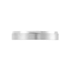 Alliance Nelida Ruban Plat Argent Blanc