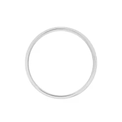 Alliance Nelida Ruban Plat Argent Blanc