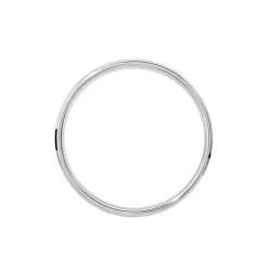Marc Orian Bagues|Alliances > Alliance Polie Brossee Ruban Plat Or Blanc