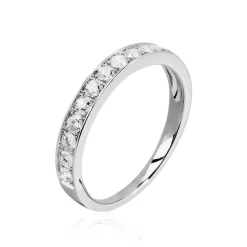 Alliance Pristina Or Blanc Diamant