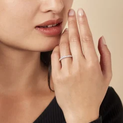 Marc Orian Anniversaire De Mariage|Bagues > Alliance Pristina Or Blanc Diamant