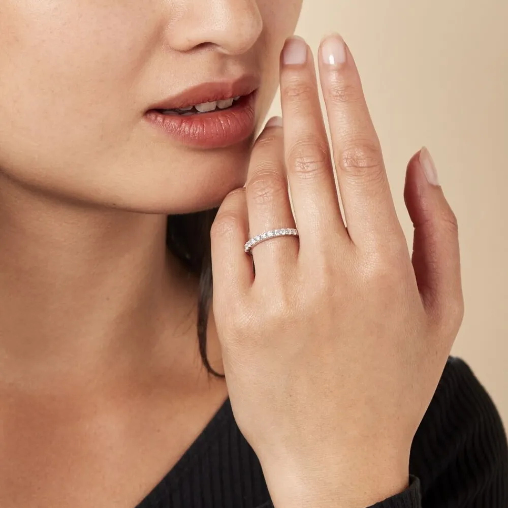 Marc Orian Anniversaire De Mariage|Bagues > Alliance Pristina Or Blanc Diamant