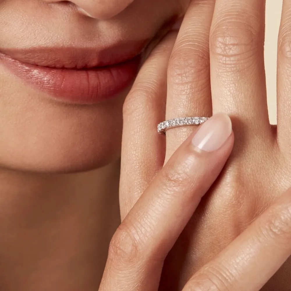 Marc Orian Anniversaire De Mariage|Bagues > Alliance Pristina Or Blanc Diamant