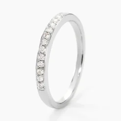 Marc Orian Bagues|Alliances > Alliance Rhea Or Blanc Diamant