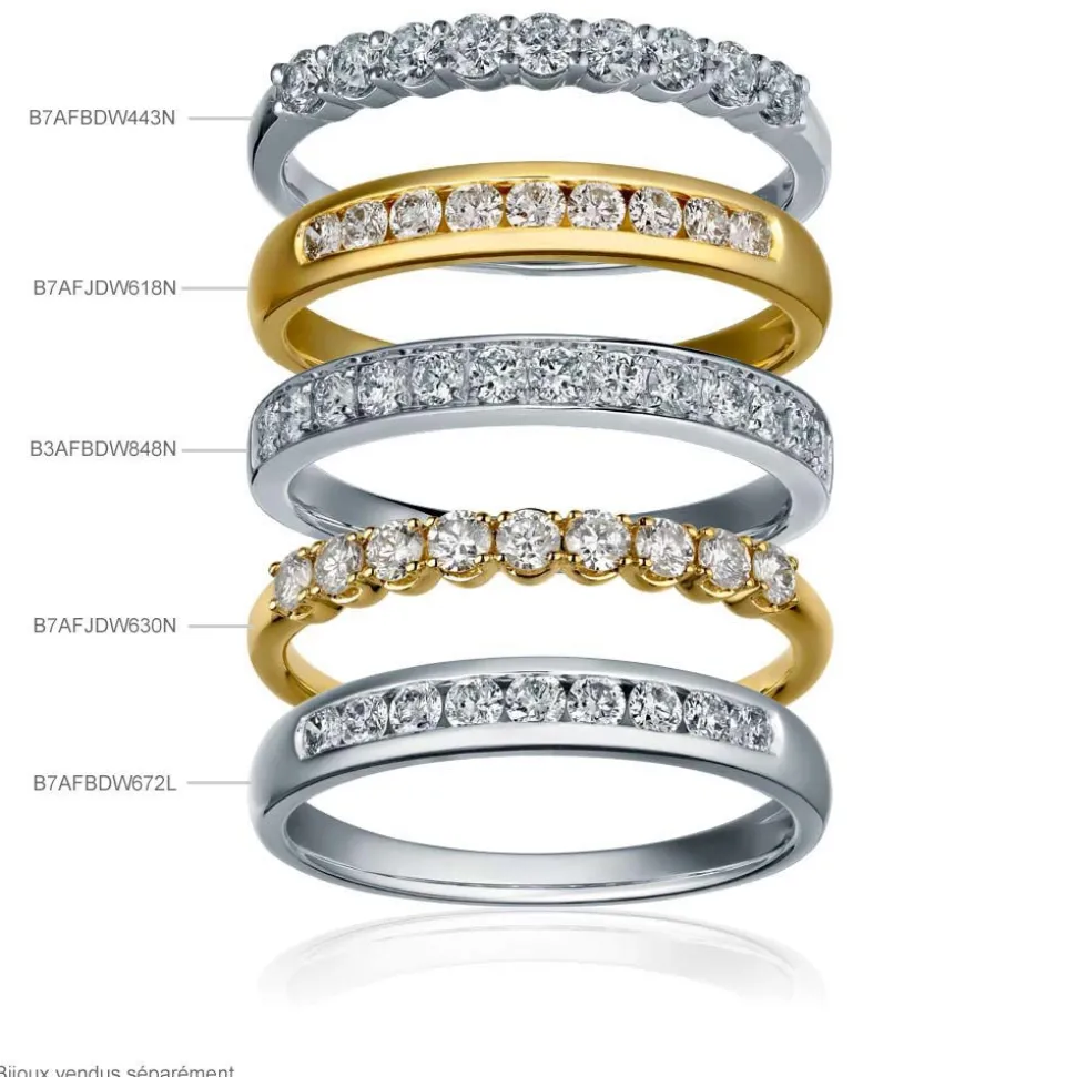 Alliance Rhea Or Jaune Diamant