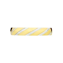 Marc Orian Bagues|Alliances > Alliance Strie Fantaisie Demi Jonc Classique Or Bicolore