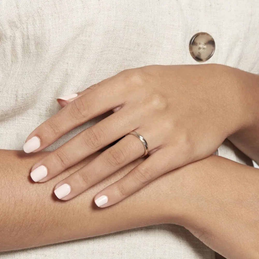 Marc Orian Bagues|Alliances > Alliance Strie Fantaisie Demi Jonc Classique Or Bicolore