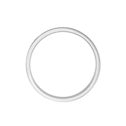 Marc Orian Bagues|Alliances > Alliance Telio Ruban Plat Or Blanc