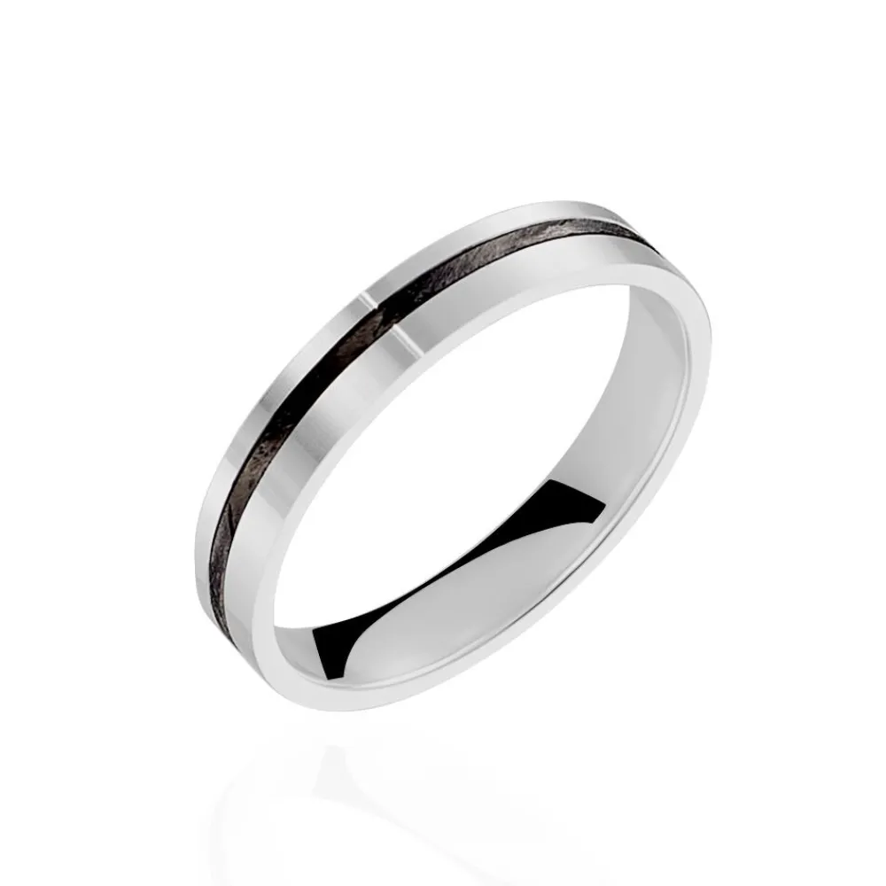 Marc Orian Bagues|Alliances > Alliance Telio Ruban Plat Or Blanc