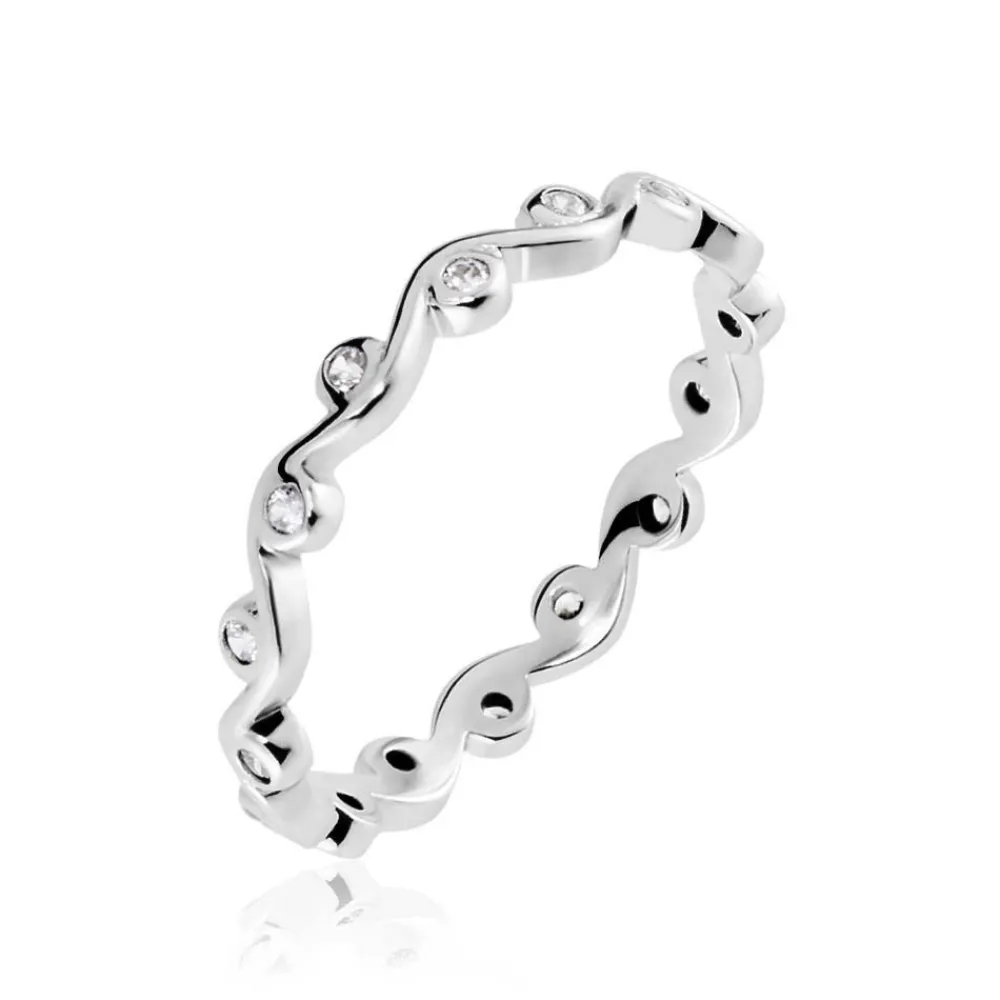 Marc Orian Bijoux Zirconium|Bagues > Alliance Valtl Argent Oxyde De Zirconium