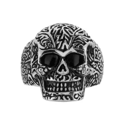 Marc Orian Idées Cadeaux Homme|Bagues > Bague Acier Blanc Et Noir Valentik