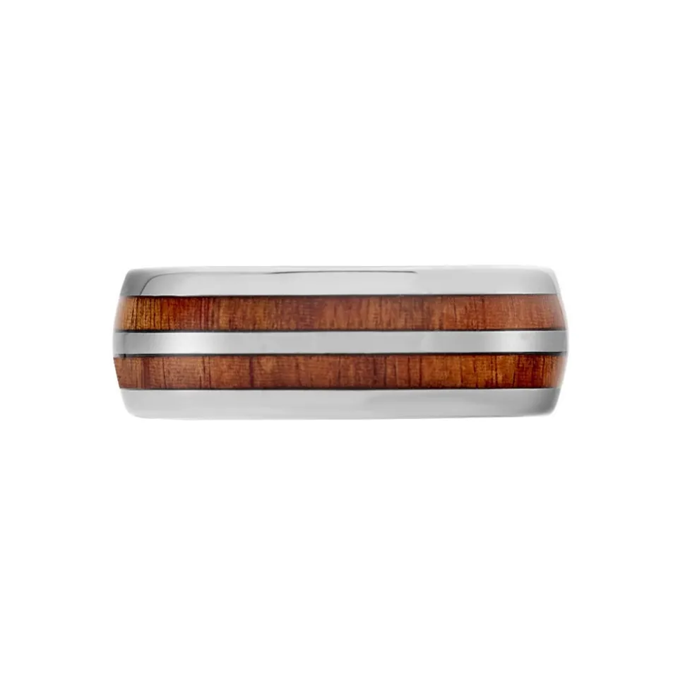 Bague Acier Blanc Ianis
