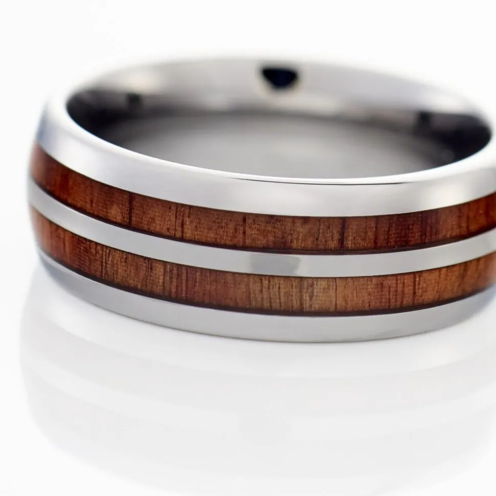 Bague Acier Blanc Ianis